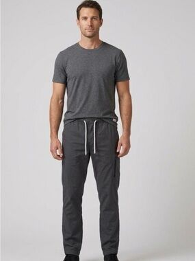 Vuori Ripstop Climber Pants Mens Charcoal Grey Hiking Stretch Cotton